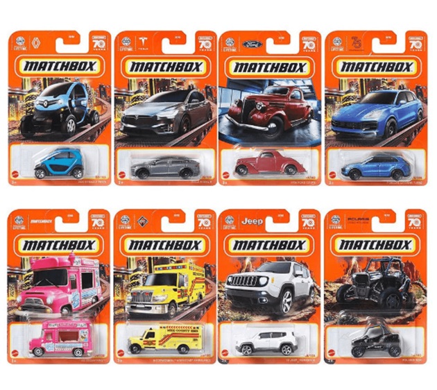 MATTEL – MATCHBOX 1:64 basic Car Veicoli 7cm 100ass…x24